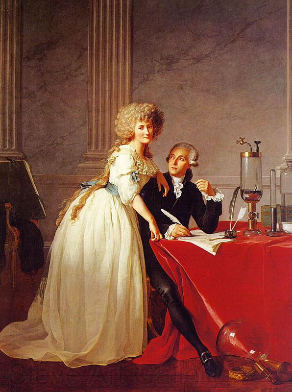 Jacques-Louis David Portrait of Monsieur Lavoisier and His Wife